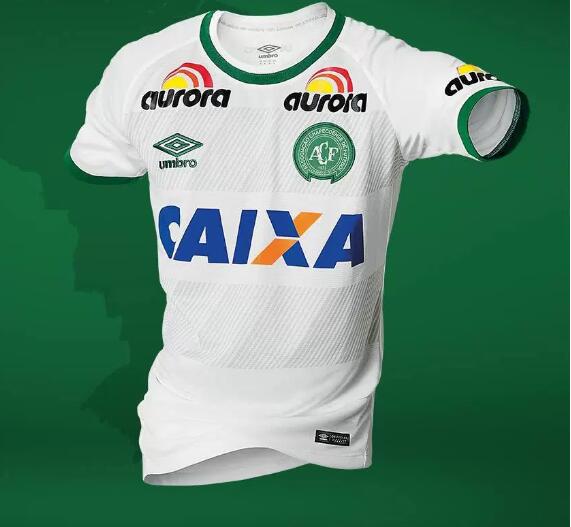 Chapecoense 2016/17 White Away Soccer Jersey
